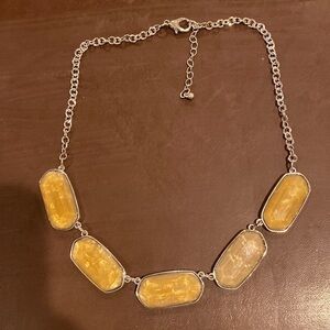 17 inch 69 necklace with color changing stones